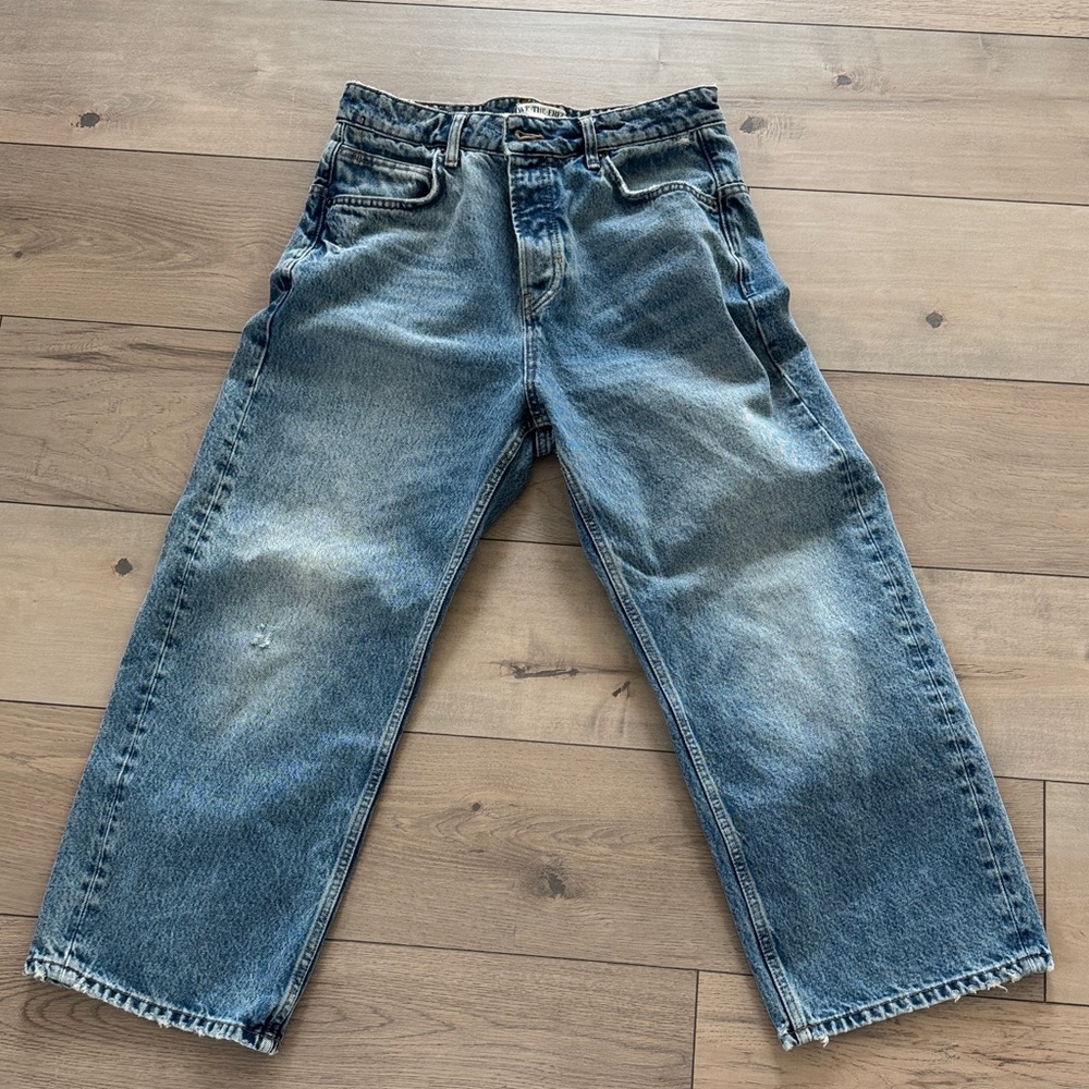 Free People Relaxed Blue Jeans